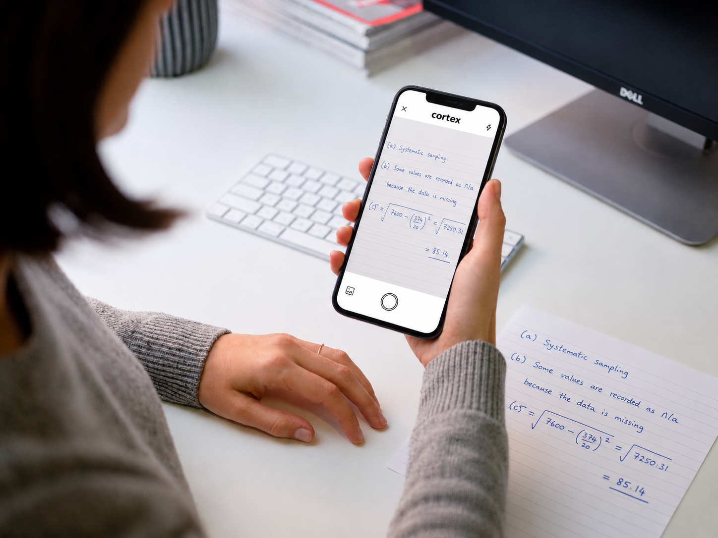 Student mobile submission workflow